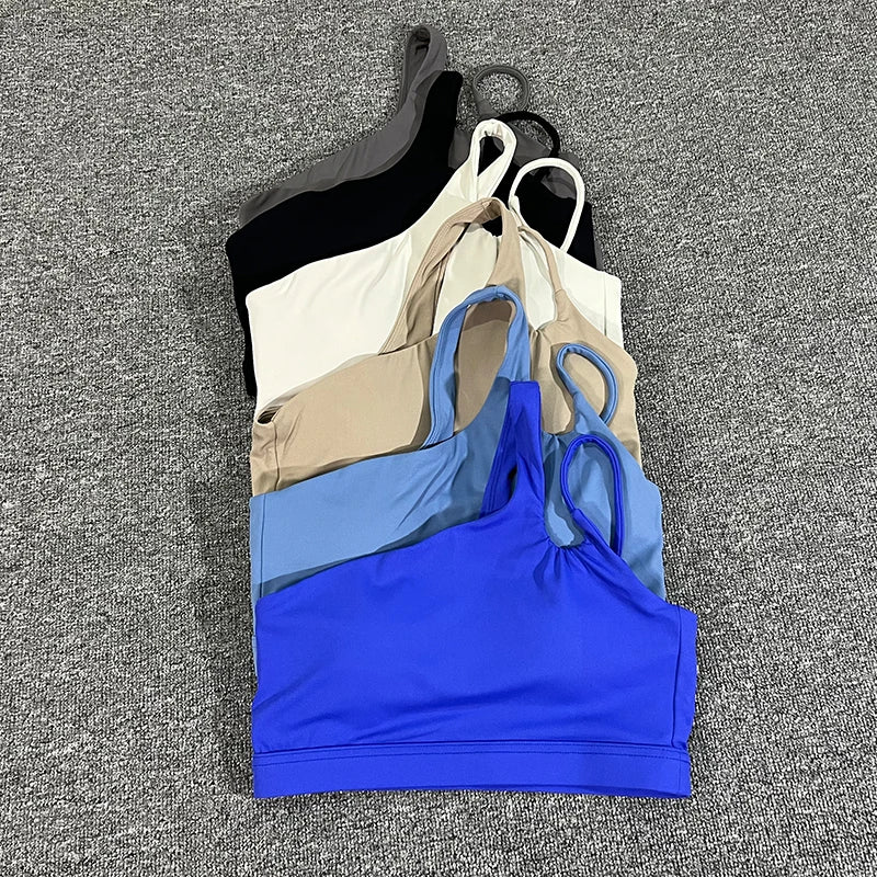 KoziFlex One-Shoulder Sports Bra