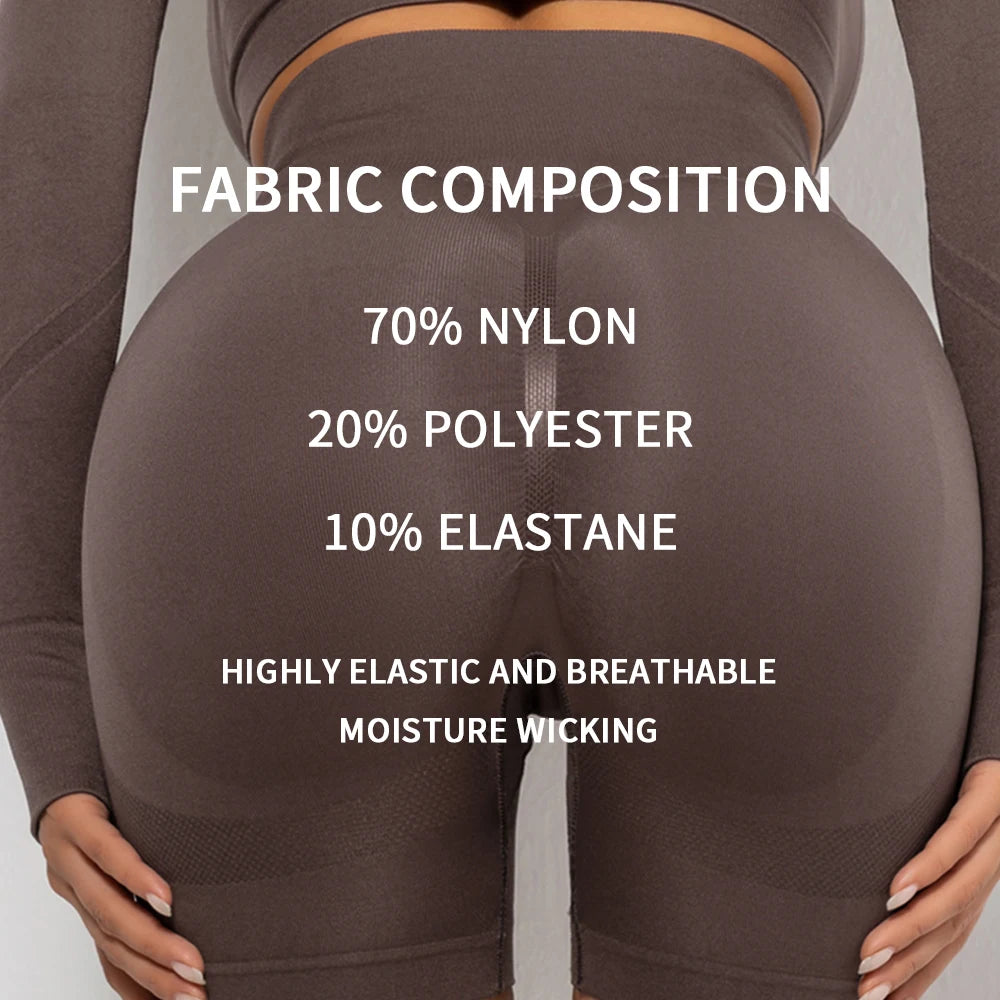 Vanzvansi Seamless Fitness Suit 2 Pieces Yoga Set
