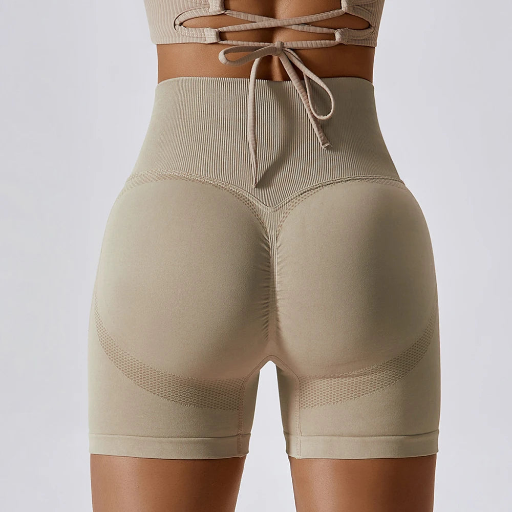 Women Shorts Seamless Sports Shorts