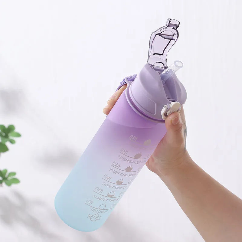 Water Bottle With Straw
